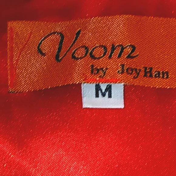 ❤️❤️Voom by Joy Han White faux Fur Cropped Teddy Jacket w Red Hearts Valentines - Picture 4 of 10